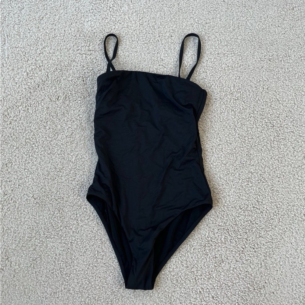 Black One-Piece Swimsuit
